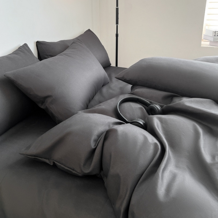 91家纺网 家纺一手货源 找家纺 （总）友承家纺 2026新款四件套磨毛床单被套被罩简约纯色学生宿舍水洗棉3三件套床上用品4被套单件四季单独被罩