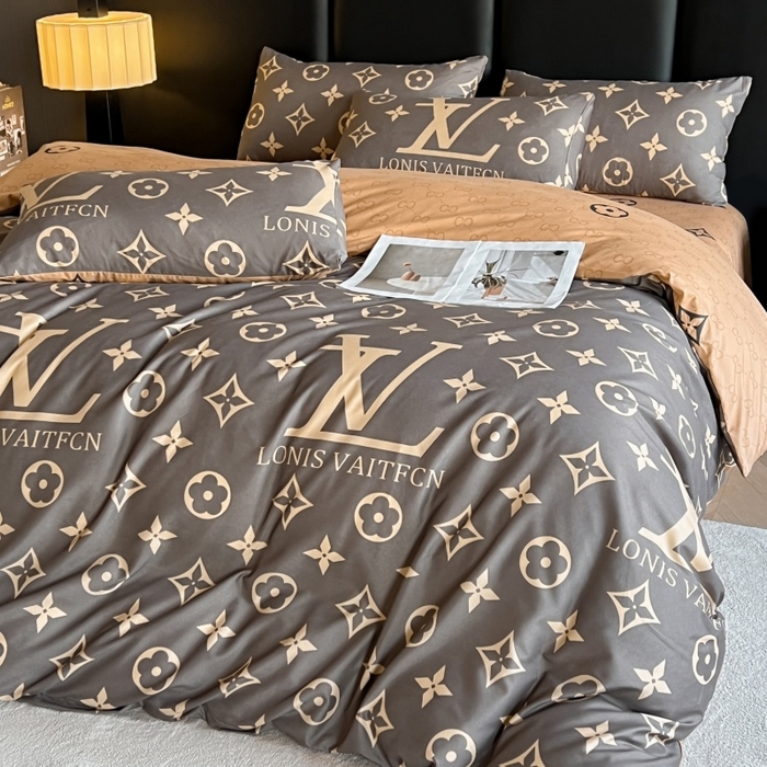 91家纺网 家纺一手货源 找家纺 友承家纺 2026新款床上用品加厚磨毛四件套春夏床单磨毛被套高级奢华宿舍三件套欧洲站 L灰