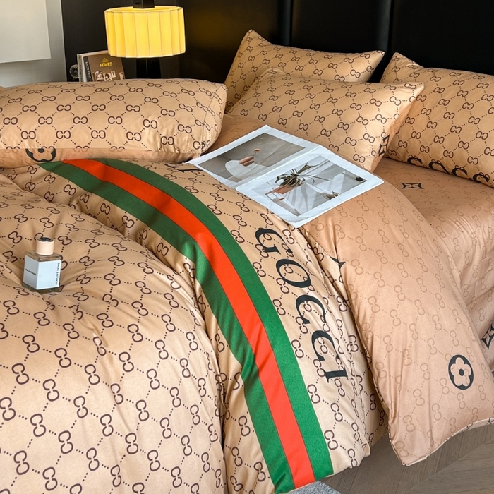 91家纺网 家纺一手货源 找家纺 友承家纺 2026新款床上用品加厚磨毛四件套春夏床单磨毛被套高级奢华宿舍三件套欧洲站 卡其酷