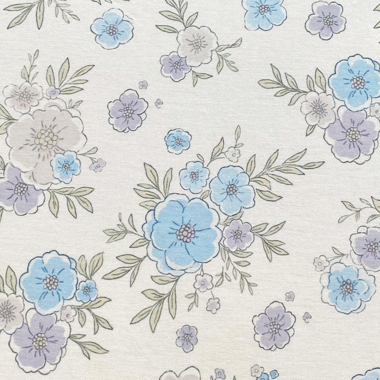 91家纺网 家纺一手货源 找家纺 小懒猪 2026新款全棉印花床笠 青蔓花盏