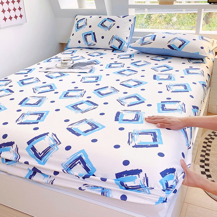 小懒猪 2026新款全棉印花床笠 清棱