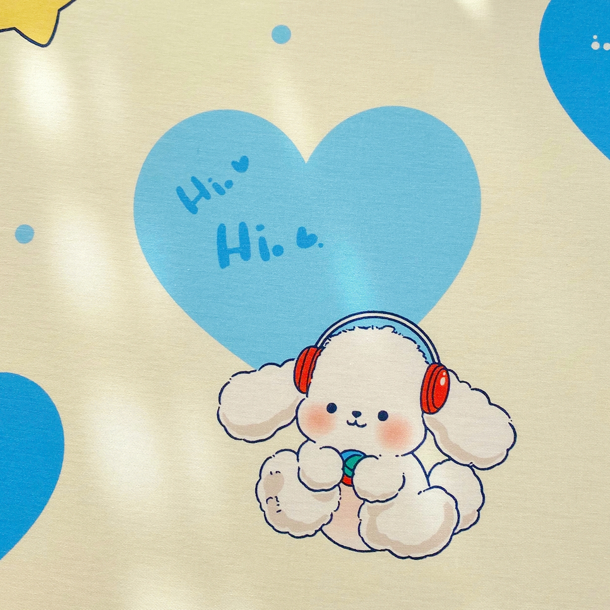 91家纺网 家纺一手货源 找家纺 小懒猪 2026新款全棉印花床笠 童梦汪旅