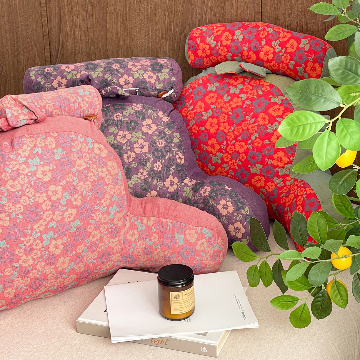 91家纺网 家纺一手货源 找家纺 亦帆枕芯 2025新款全棉多层纱靠背 组合图仅做展示不可下单