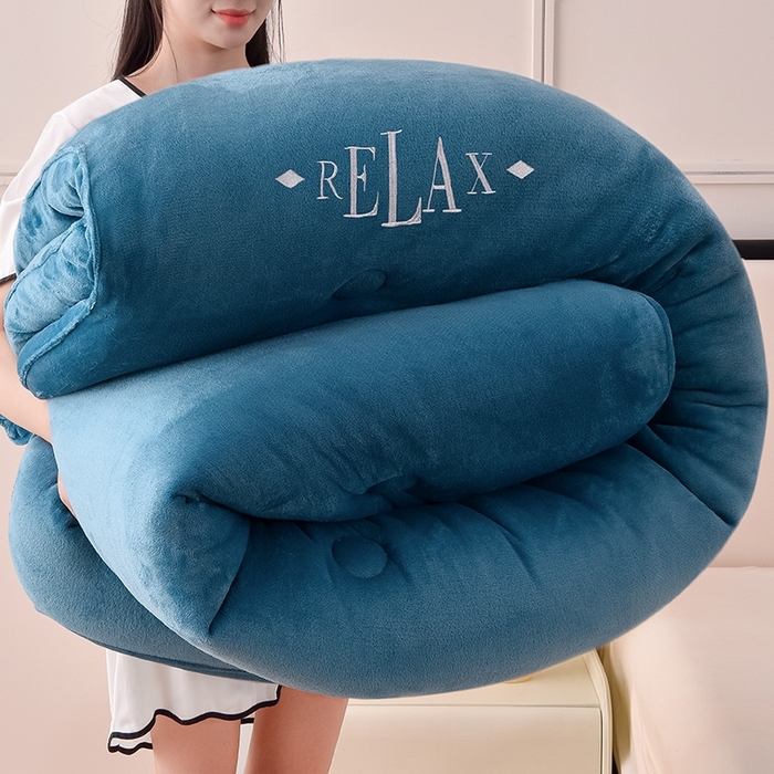 91家纺网 家纺一手货源 找家纺 （总）牛魔王家居 2024新款加厚牛奶绒绣花冬被春秋被大豆被被子