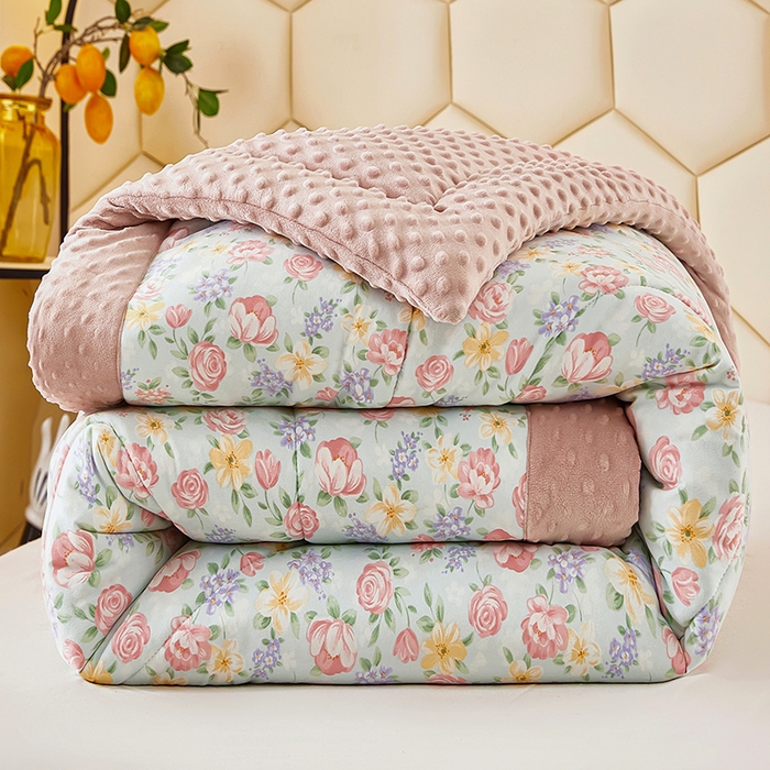 91家纺网 家纺一手货源 找家纺 （总）蔻之羽 2026新款豆豆被夏被春秋被豆豆绒夏被空调被春秋被加厚冬被被子被芯