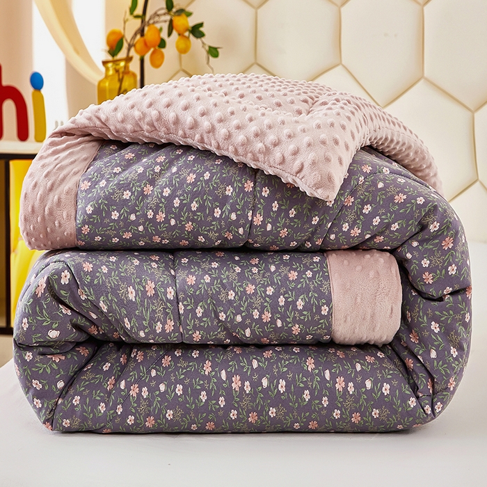 91家纺网 家纺一手货源 找家纺 蔻之羽 2026新款豆豆被夏被春秋被豆豆绒夏被空调被春秋被加厚冬被被子被芯晚香