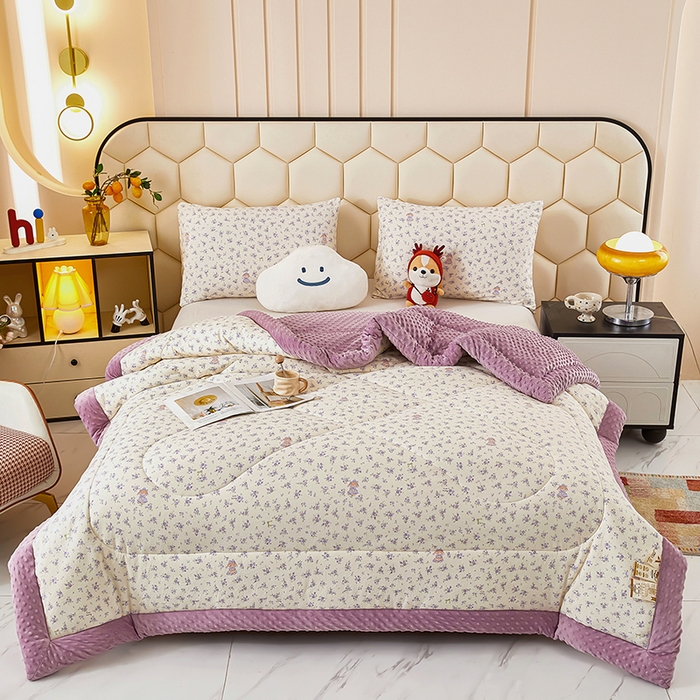 91家纺网 家纺一手货源 找家纺 （总）蔻之羽 2026新款豆豆被夏被春秋被豆豆绒夏被空调被春秋被加厚冬被被子被芯