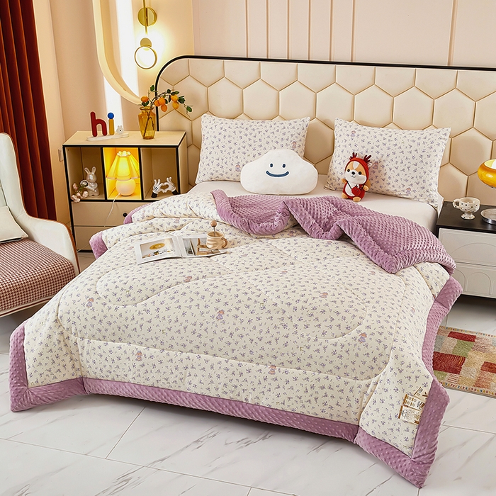 91家纺网 家纺一手货源 找家纺 （总）蔻之羽 2026新款豆豆被夏被春秋被豆豆绒夏被空调被春秋被加厚冬被被子被芯