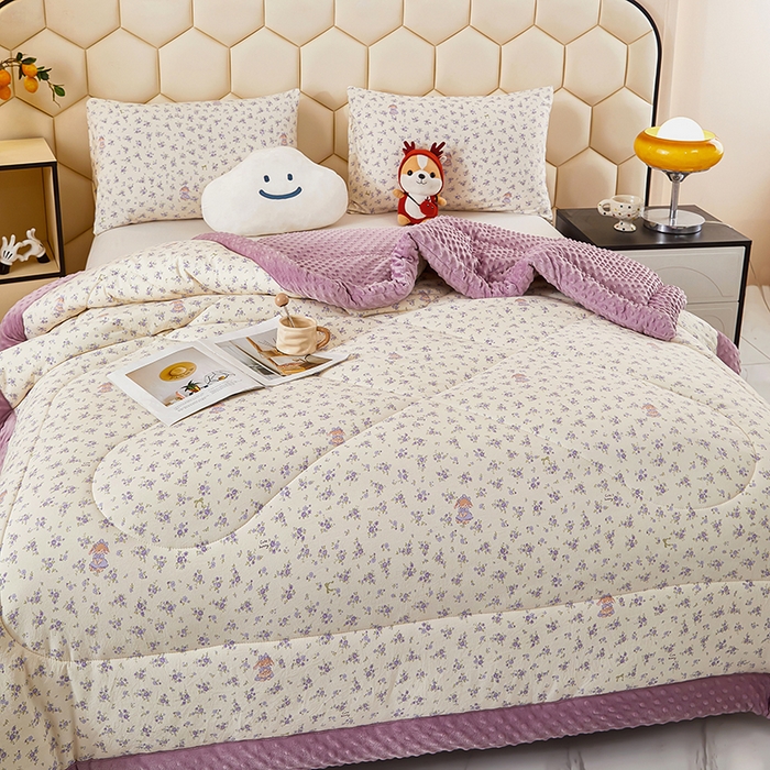 91家纺网 家纺一手货源 找家纺 （总）蔻之羽 2026新款豆豆被夏被春秋被豆豆绒夏被空调被春秋被加厚冬被被子被芯