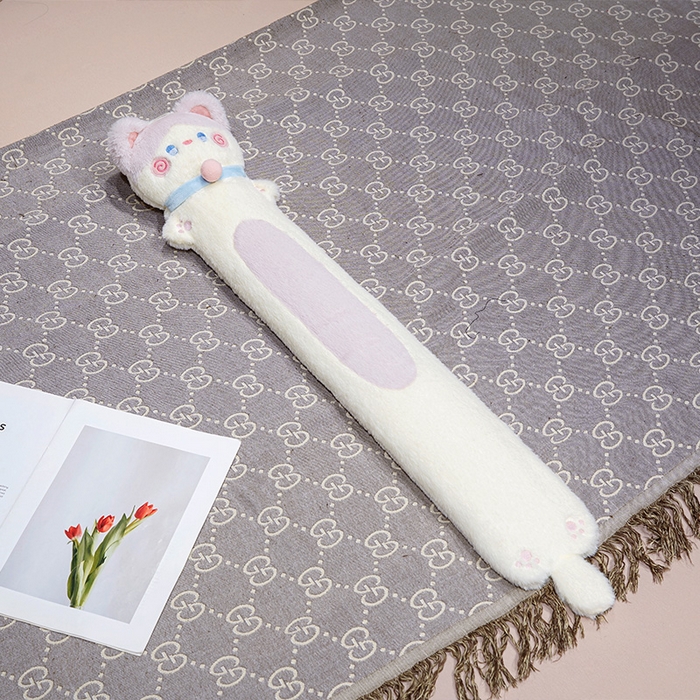 仟亿莱 2025新款抱抱猫注水长条热水袋 注水奶咖猫 小号60cm