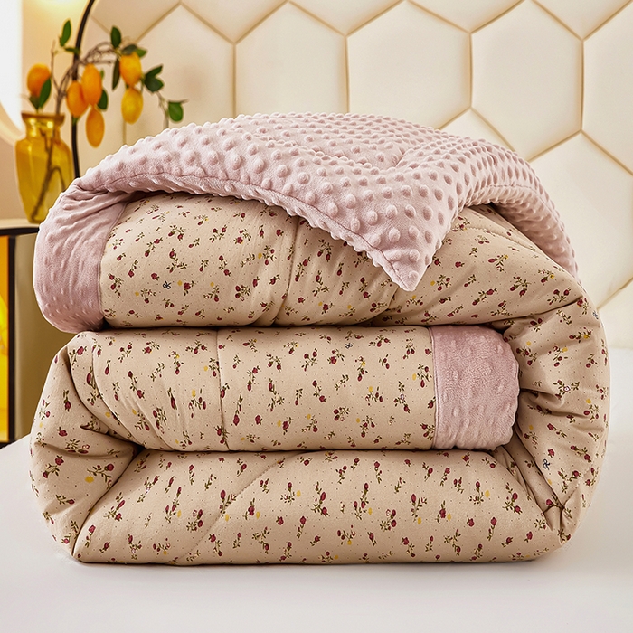 蔻之羽 2026新款豆豆被夏被春秋被豆豆绒夏被空调被春秋被加厚冬被被子被芯甜茶