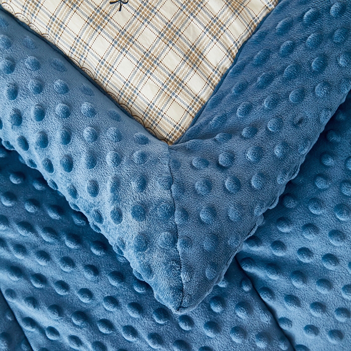 91家纺网 家纺一手货源 找家纺 蔻之羽 2026新款豆豆被夏被春秋被豆豆绒夏被空调被春秋被加厚冬被被子被芯蝴蝶结