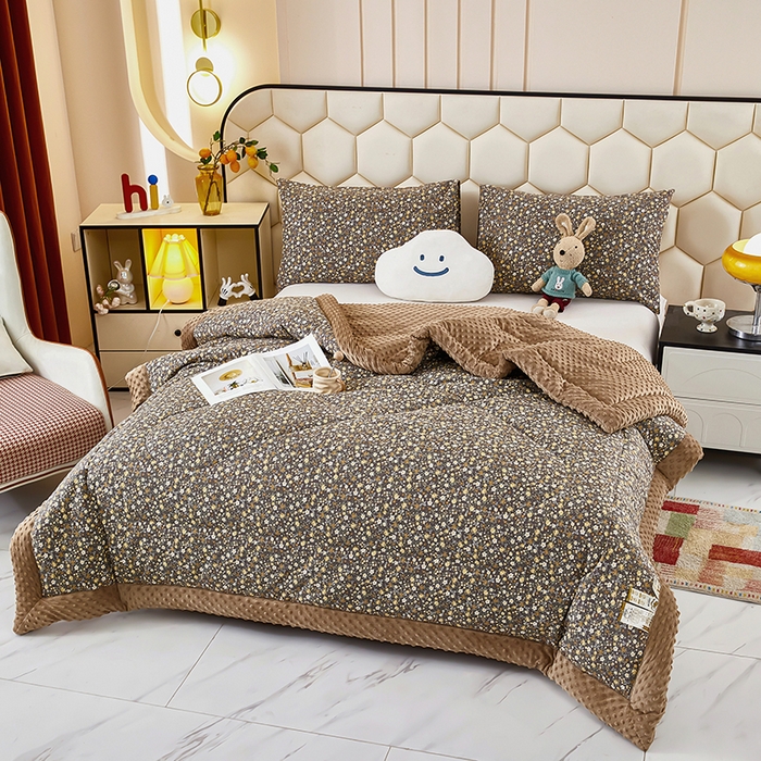 91家纺网 家纺一手货源 找家纺 蔻之羽 2026新款豆豆被夏被春秋被豆豆绒夏被空调被春秋被加厚冬被被子被芯南絮