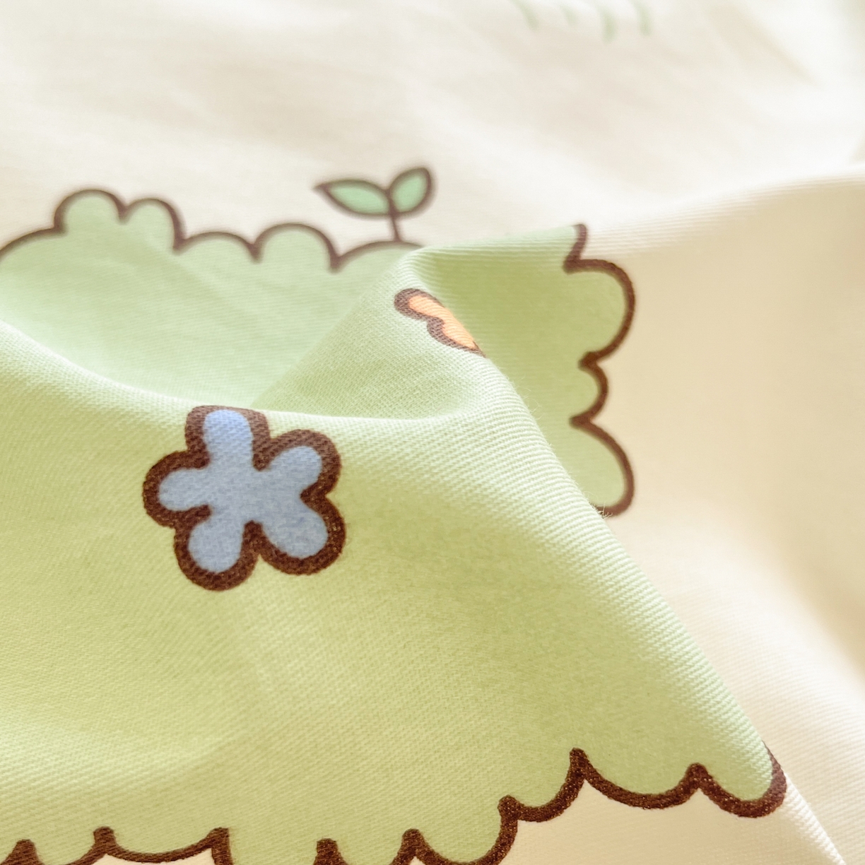 91家纺网 家纺一手货源 找家纺 暮思家居 2026新款正版授权吉伊卡哇全棉纯棉四件套 开心吉伊咔哇