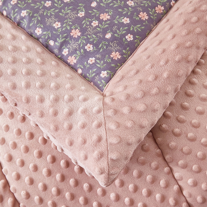 91家纺网 家纺一手货源 找家纺 蔻之羽 2026新款豆豆被夏被春秋被豆豆绒夏被空调被春秋被加厚冬被被子被芯晚香