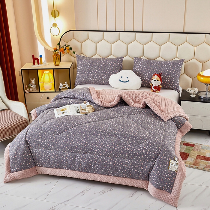 91家纺网 家纺一手货源 找家纺 蔻之羽 2026新款豆豆被夏被春秋被豆豆绒夏被空调被春秋被加厚冬被被子被芯晚香