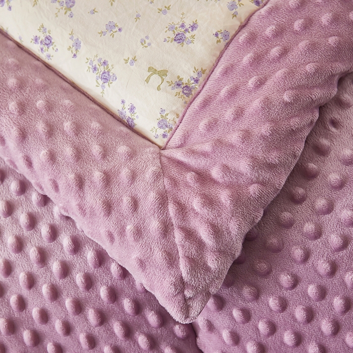 91家纺网 家纺一手货源 找家纺 蔻之羽 2026新款豆豆被夏被春秋被豆豆绒夏被空调被春秋被加厚冬被被子被芯花朵兔