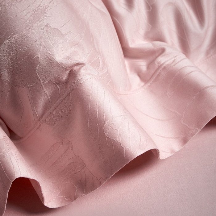 91家纺网 家纺一手货源 找家纺 （总）淳绵家居 2025新款50*50S长绒棉提花A类纯棉四件套-欧若拉