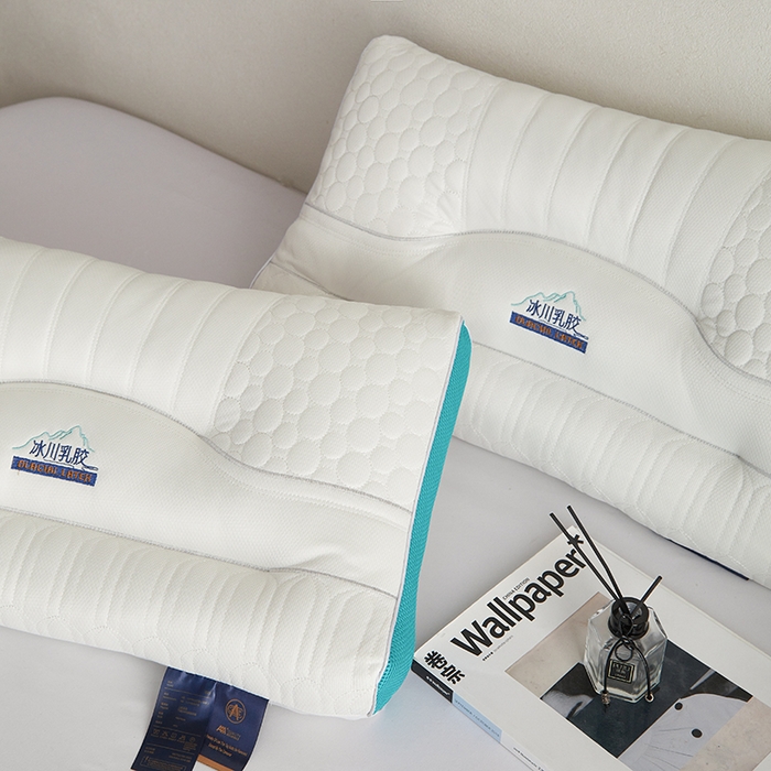 91家纺网 家纺一手货源 找家纺 （总）羽凡居 2026新款冰川乳胶枕 枕头枕芯