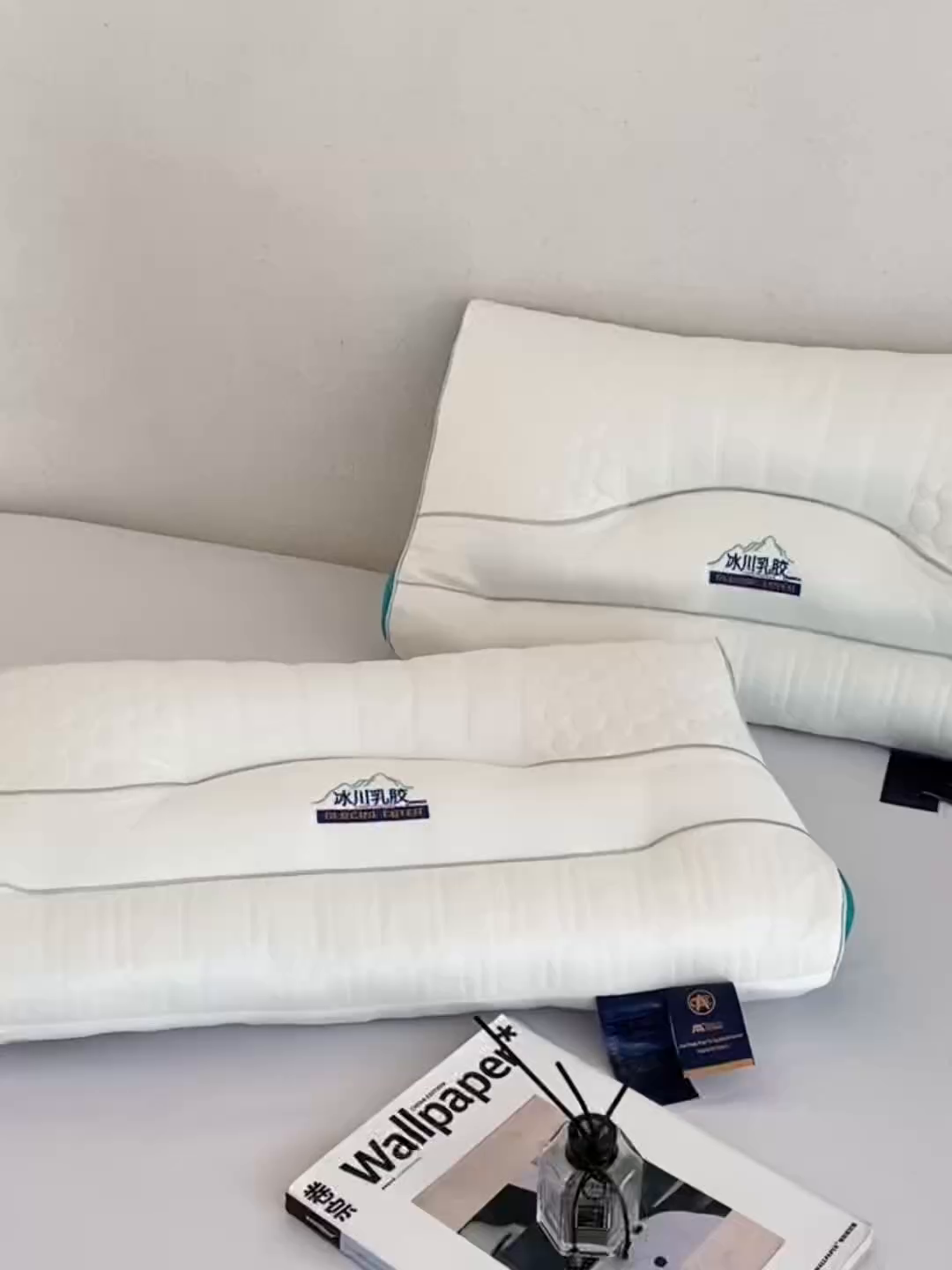 91家纺网 家纺一手货源 找家纺 （总）羽凡居 2026新款冰川乳胶枕 枕头枕芯