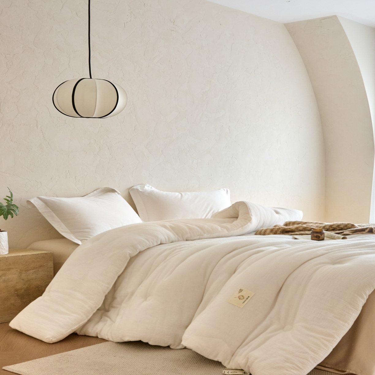 91家纺网 家纺一手货源 找家纺 （总）有货 2025新款A类全棉云感皱皱纱纱蚕丝蛋白被