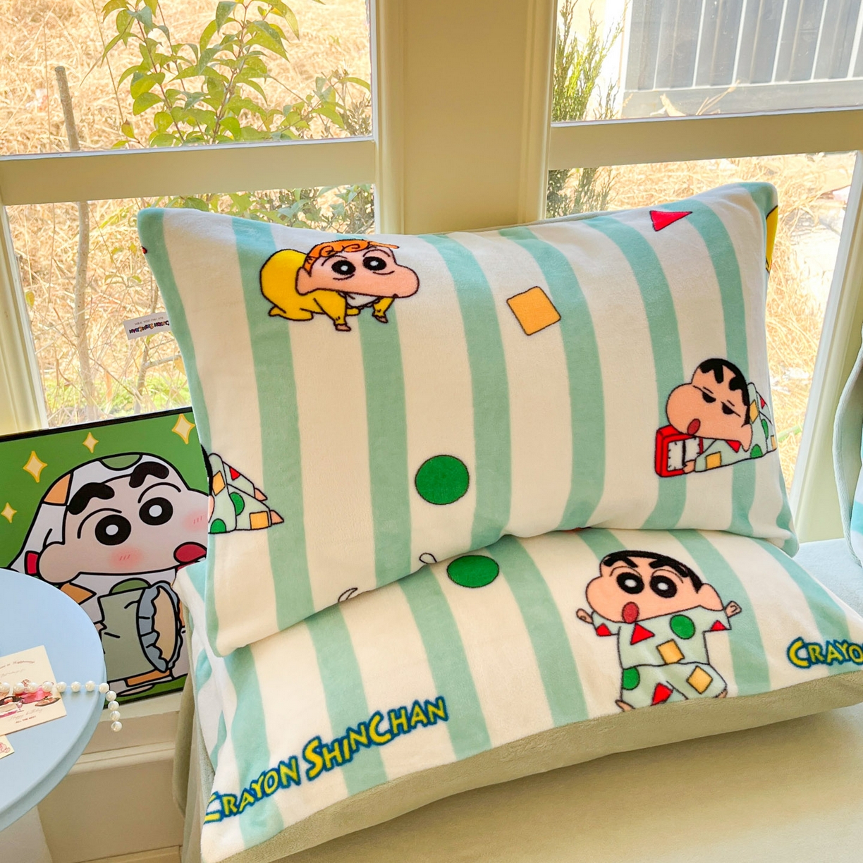 91家纺网 家纺一手货源 找家纺 桃子家居 2026新款A类蜡笔小新正版授权卡通加厚高克重牛奶绒系列四件套 绒-贪睡小新