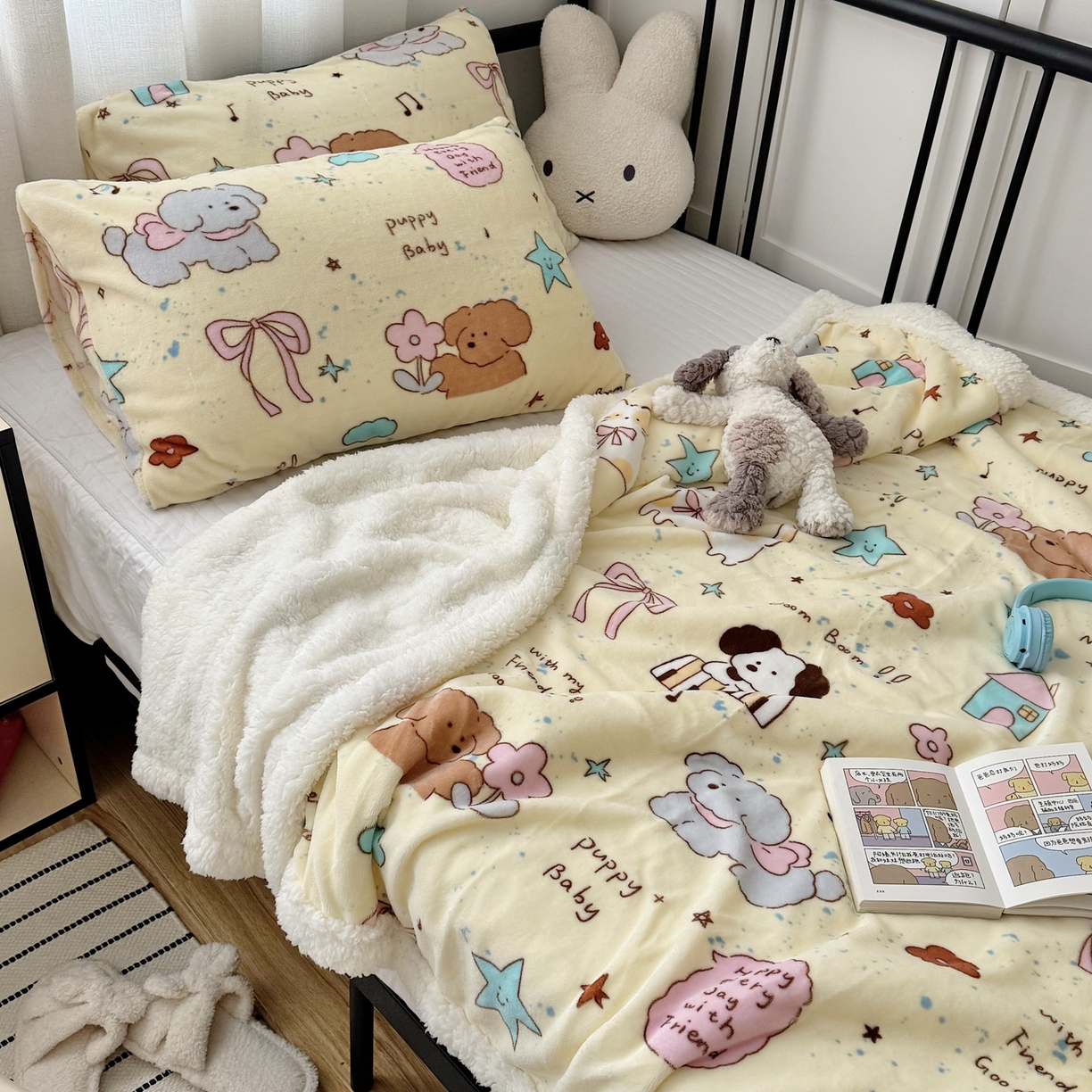 91家纺网 家纺一手货源 找家纺 【12.27周六秒杀 三人助力9.9带回家】ins加厚牛奶绒毛毯