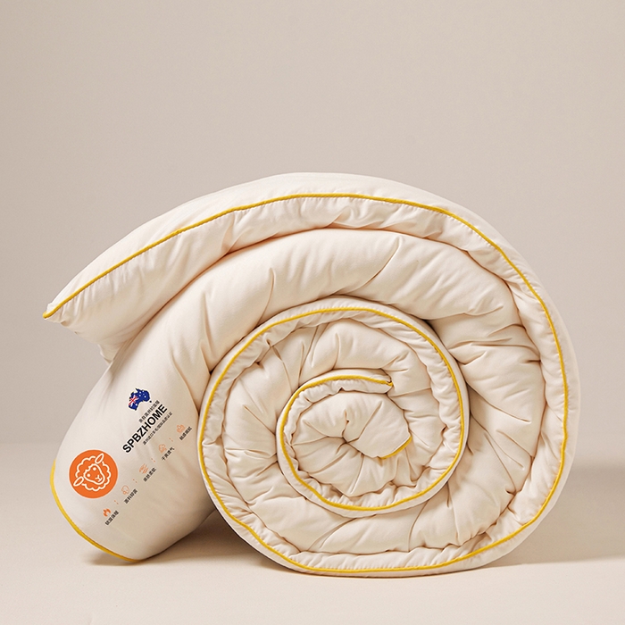 91家纺网 家纺一手货源 找家纺 （总）阳光被业 2026新款A类羊毛被被子被芯加厚羊毛冬被春秋学生被芯