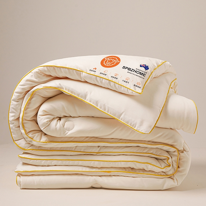 91家纺网 家纺一手货源 找家纺 （总）阳光被业 2026新款A类羊毛被被子被芯加厚羊毛冬被春秋学生被芯