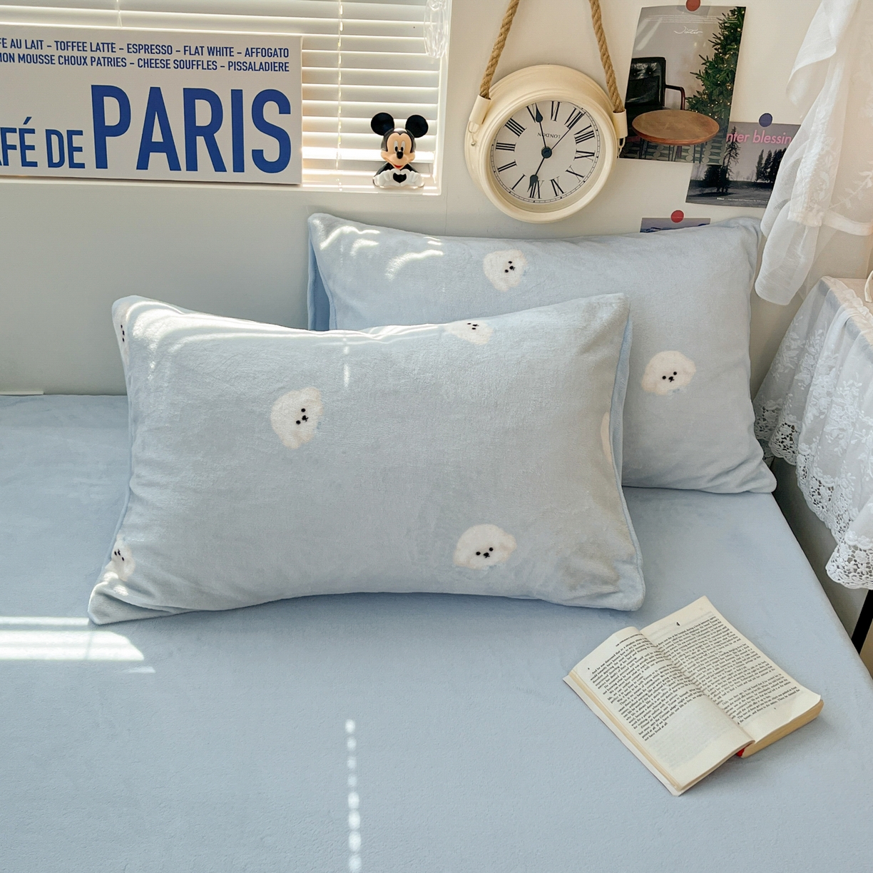 91家纺网 家纺一手货源 找家纺 【12.26周五秒杀 三人助力49.9带回家】卡通牛奶绒四件套