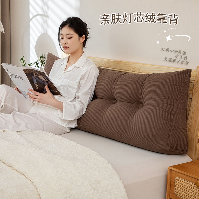 91家纺网 家纺一手货源 找家纺 （总）沐沐家纺 2026春夏新款灯芯绒三角大靠背