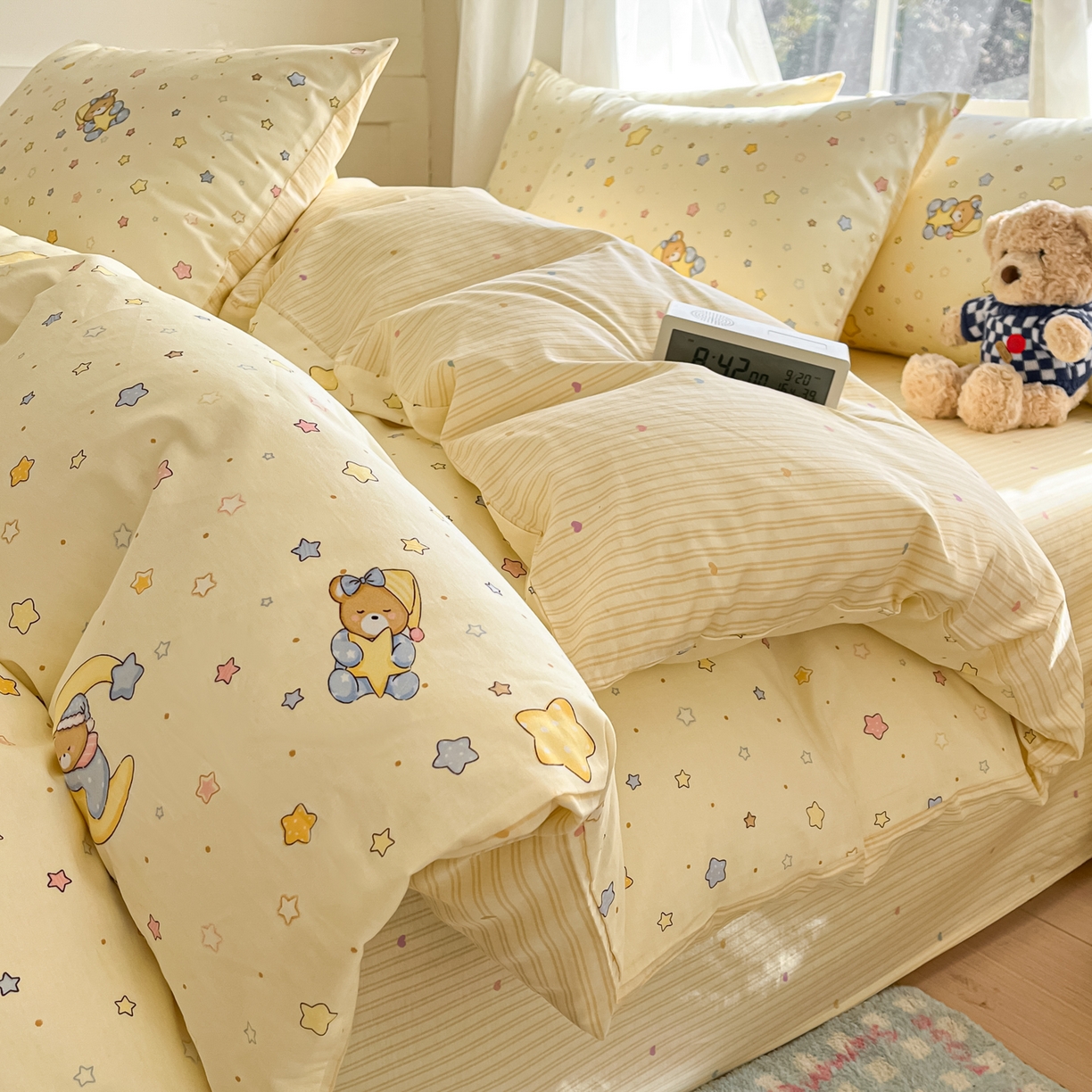 （总）吉象家纺 2026新款高支密全棉印花四件套