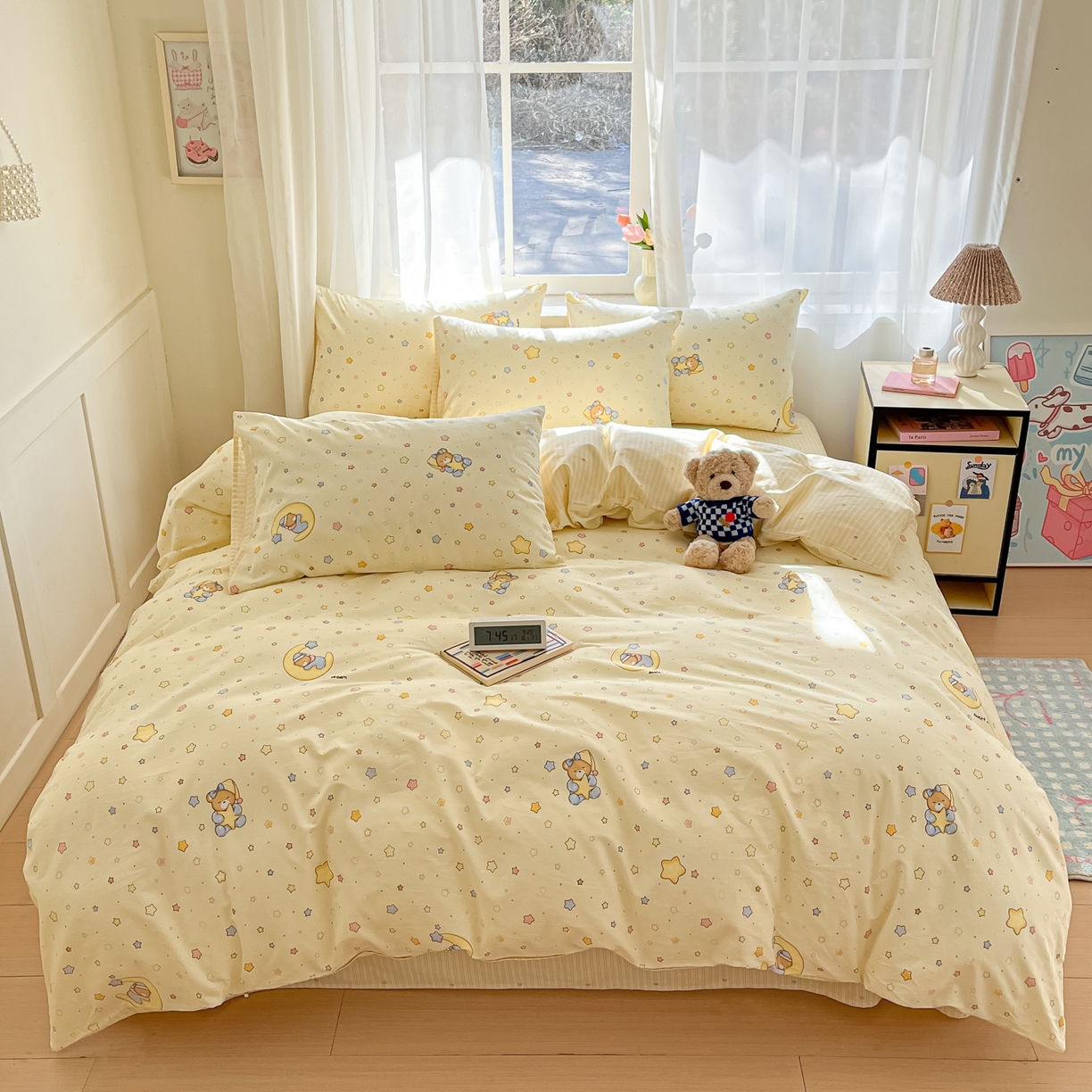 91家纺网 家纺一手货源 找家纺 （总）吉象家纺 2026新款高支密全棉印花四件套