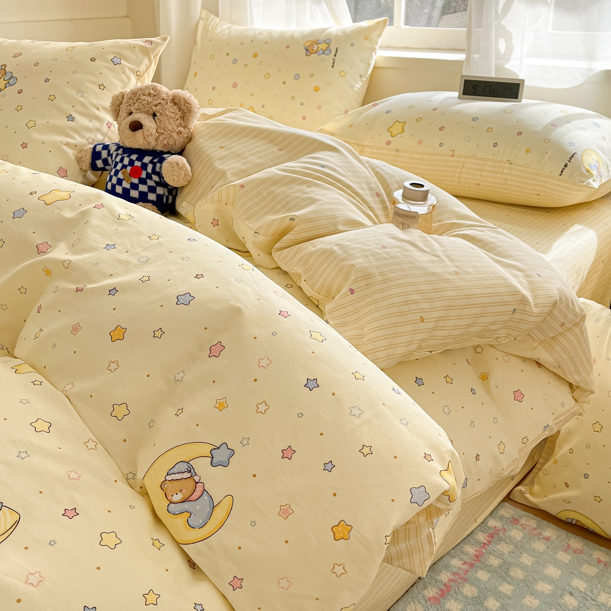 91家纺网 家纺一手货源 找家纺 （总）吉象家纺 2026新款高支密全棉印花四件套