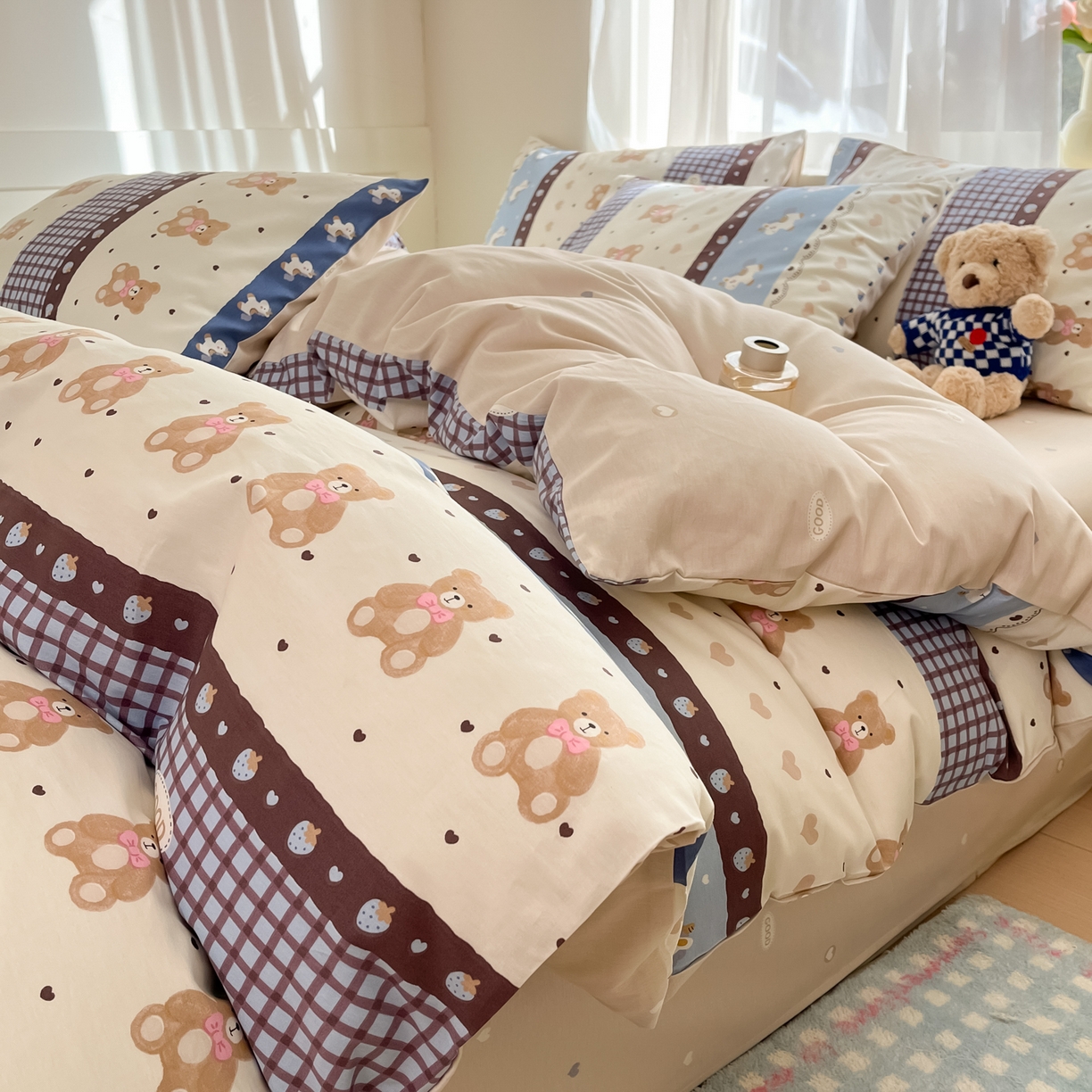 91家纺网 家纺一手货源 找家纺 （总）吉象家纺 2026新款高支密全棉印花四件套