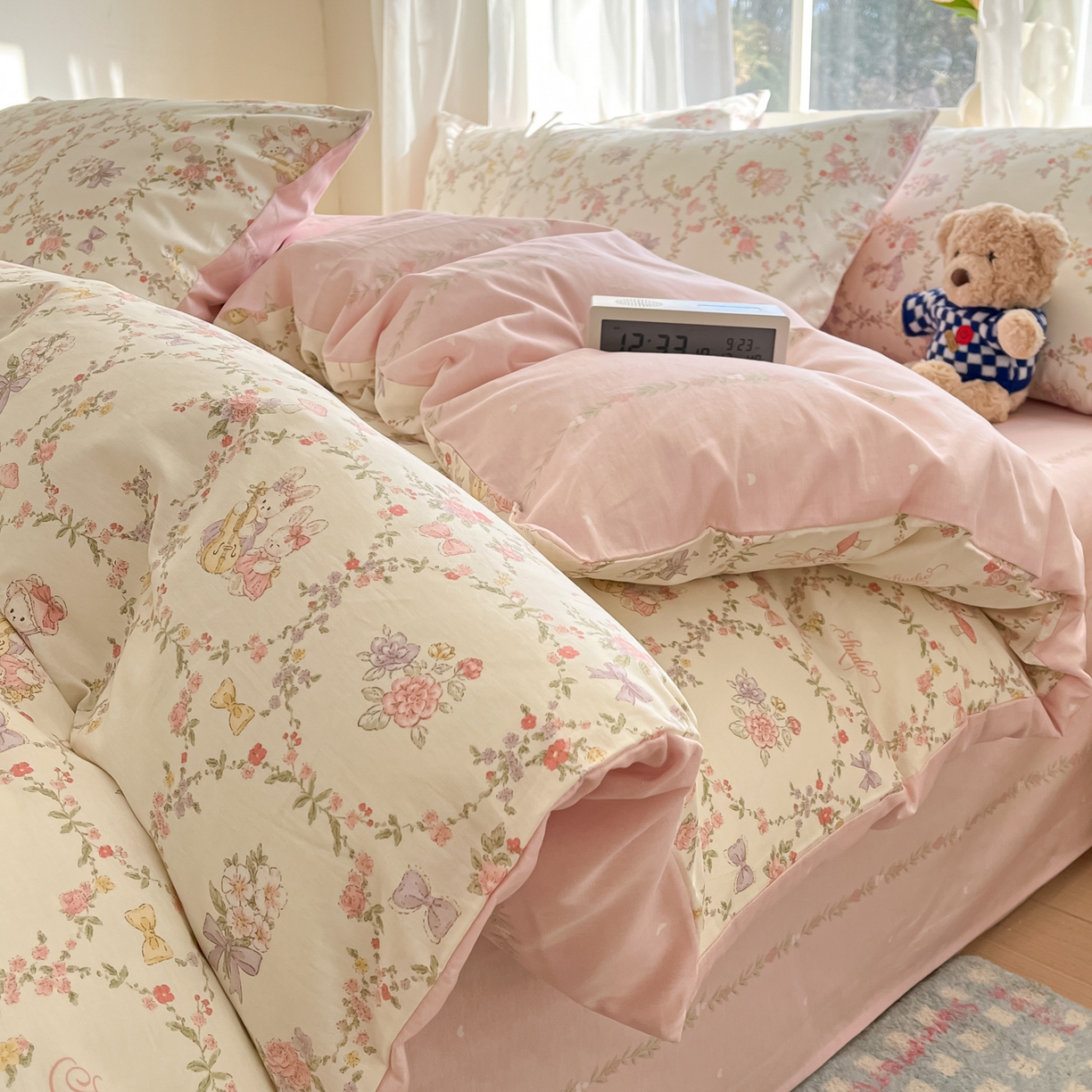 91家纺网 家纺一手货源 找家纺 （总）吉象家纺 2026新款高支密全棉印花四件套