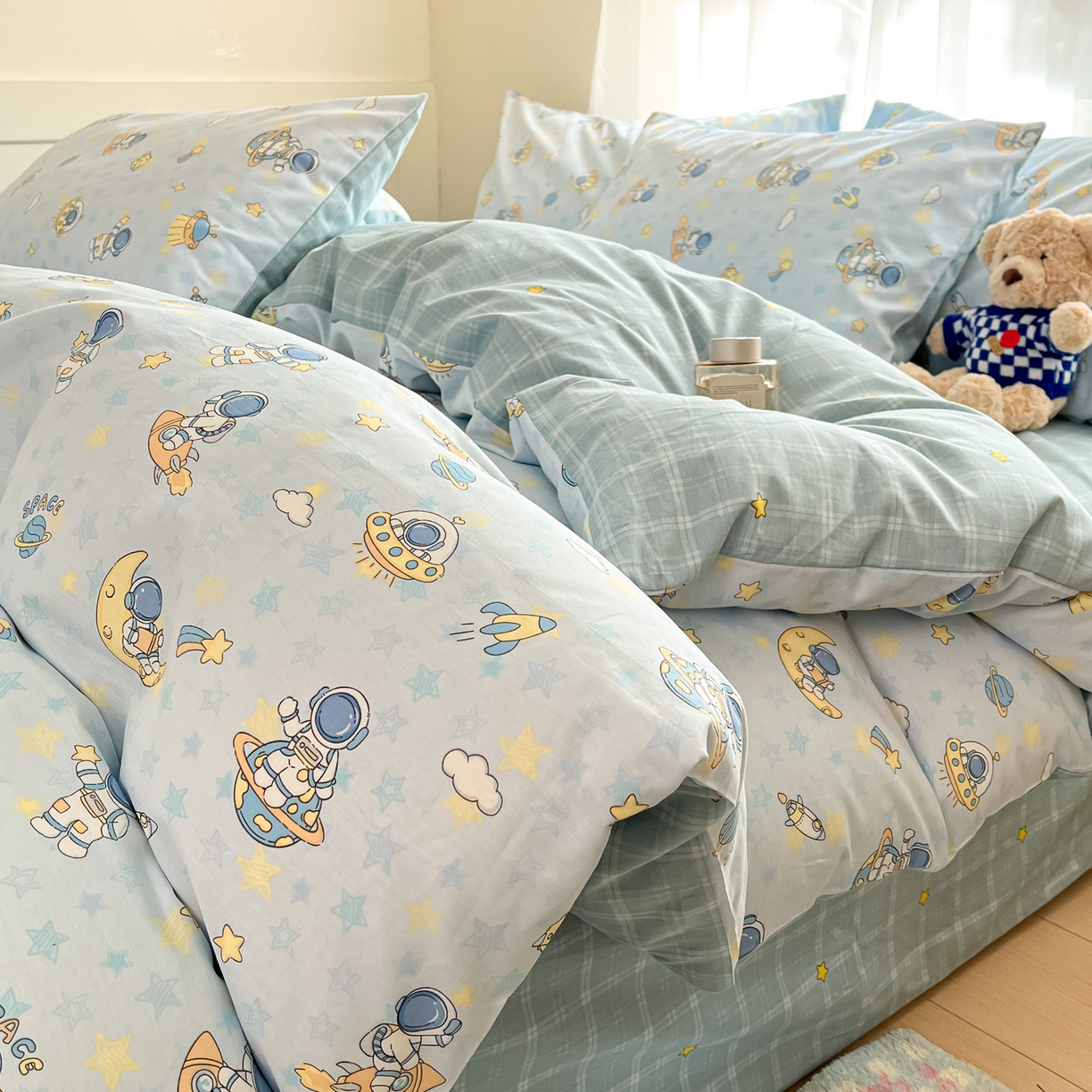 91家纺网 家纺一手货源 找家纺 （总）吉象家纺 2026新款高支密全棉印花四件套