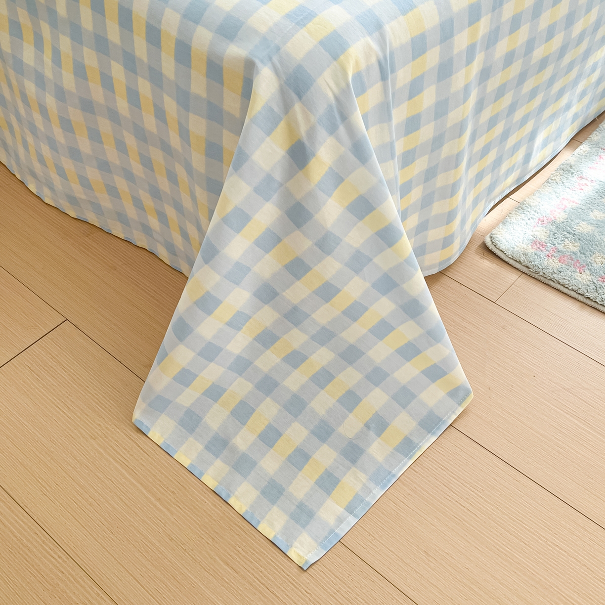 91家纺网 家纺一手货源 找家纺 吉象家纺 2026新款高支密全棉印花四件套 彩虹木马