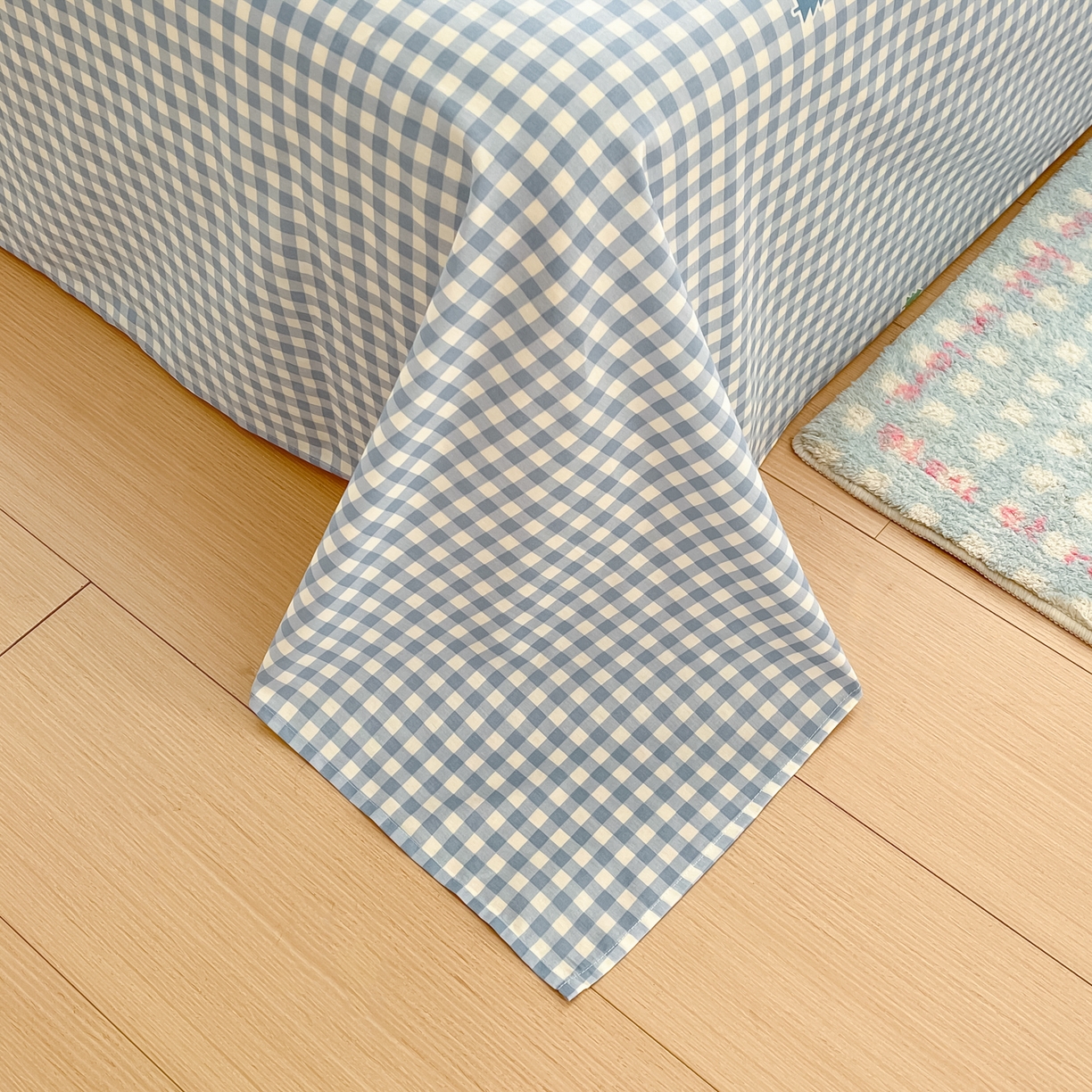 91家纺网 家纺一手货源 找家纺 吉象家纺 2026新款高支密全棉印花四件套 点点小熊