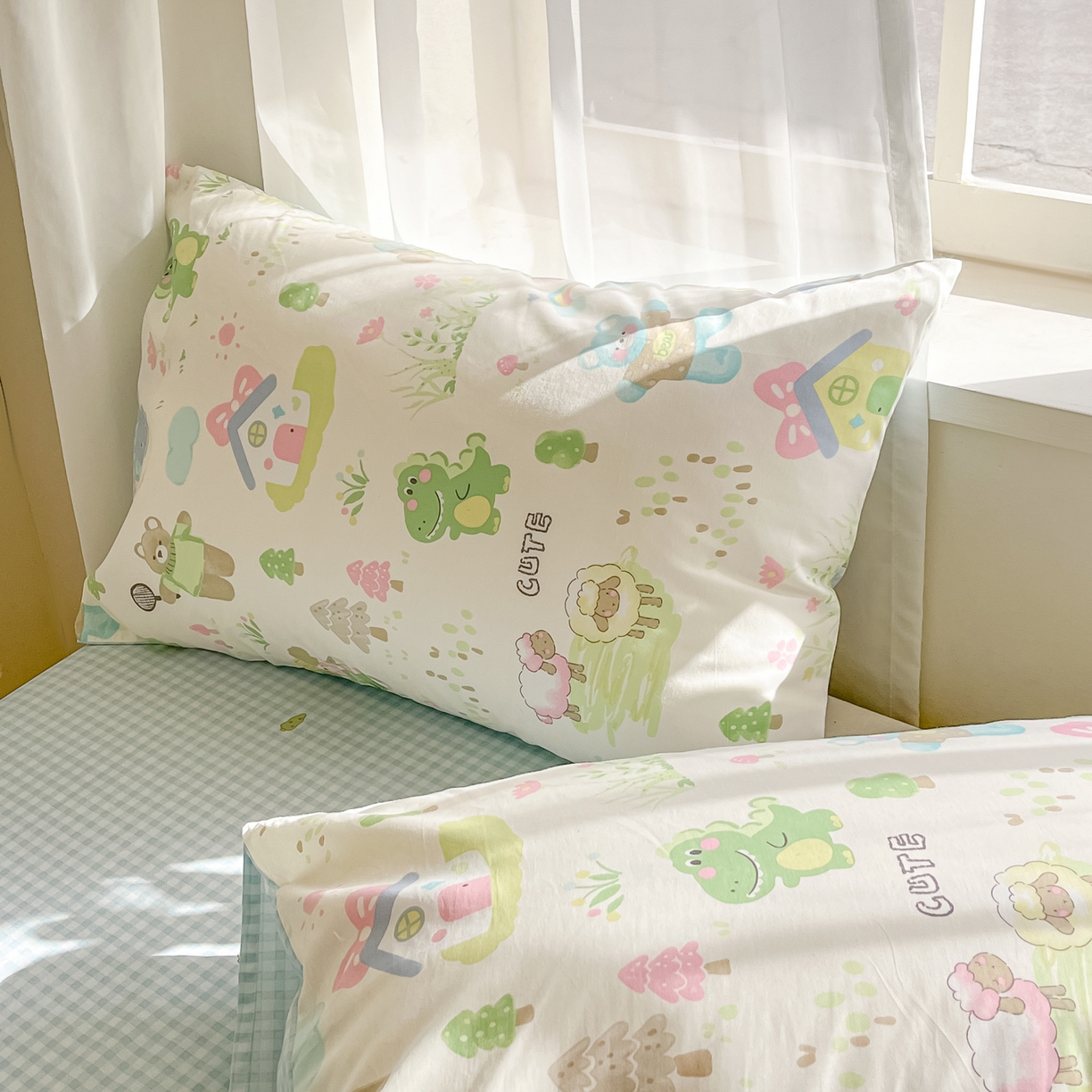 91家纺网 家纺一手货源 找家纺 吉象家纺 2026新款高支密全棉印花四件套 妙趣乐园