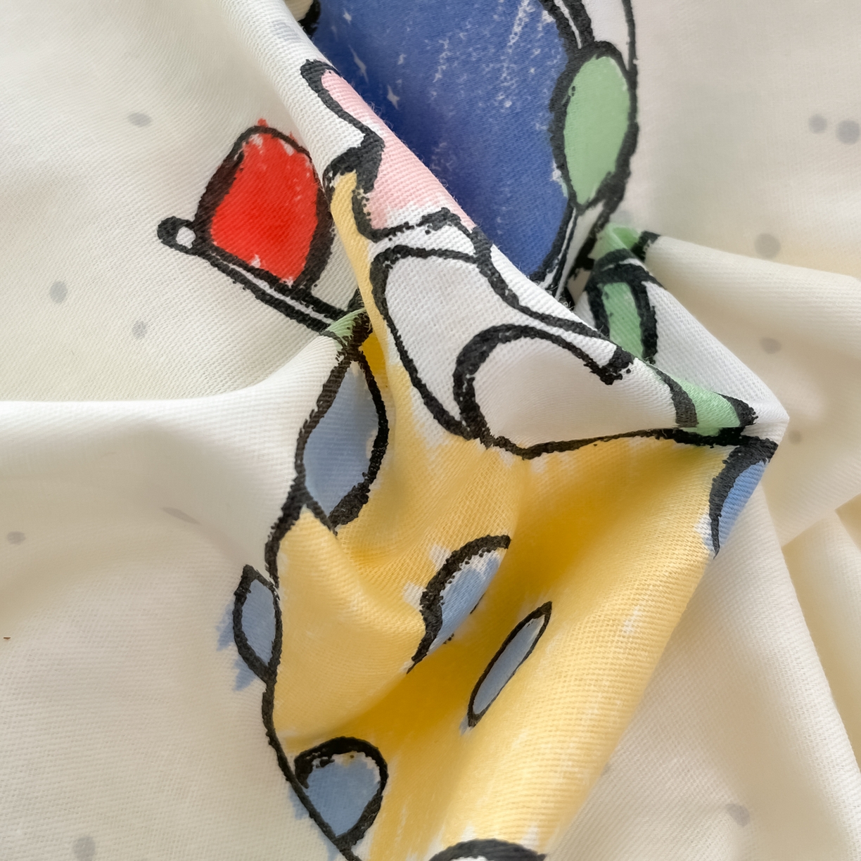 91家纺网 家纺一手货源 找家纺 吉象家纺 2026新款高支密全棉印花四件套 星际仔仔