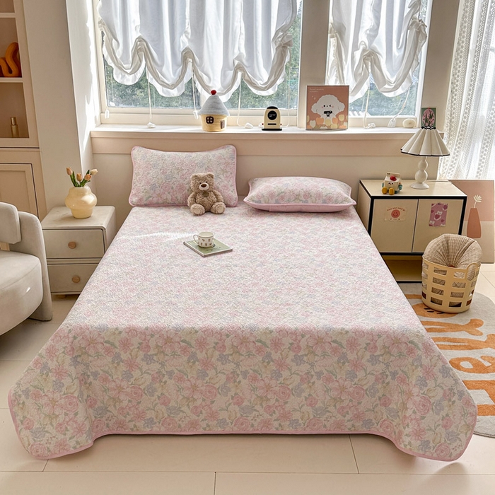 91家纺网 家纺一手货源 找家纺 （总）绵庭家纺 2025新款双面全棉夹棉床盖