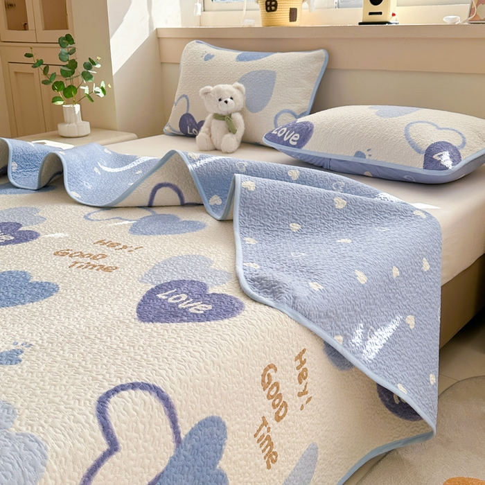 91家纺网 家纺一手货源 找家纺 （总）绵庭家纺 2025新款双面全棉夹棉床盖