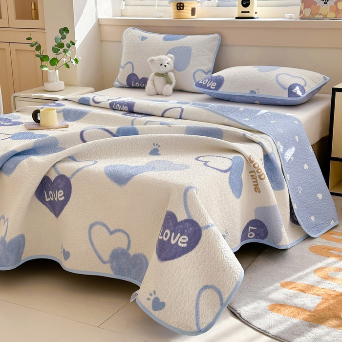 91家纺网 家纺一手货源 找家纺 （总）绵庭家纺 2025新款双面全棉夹棉床盖