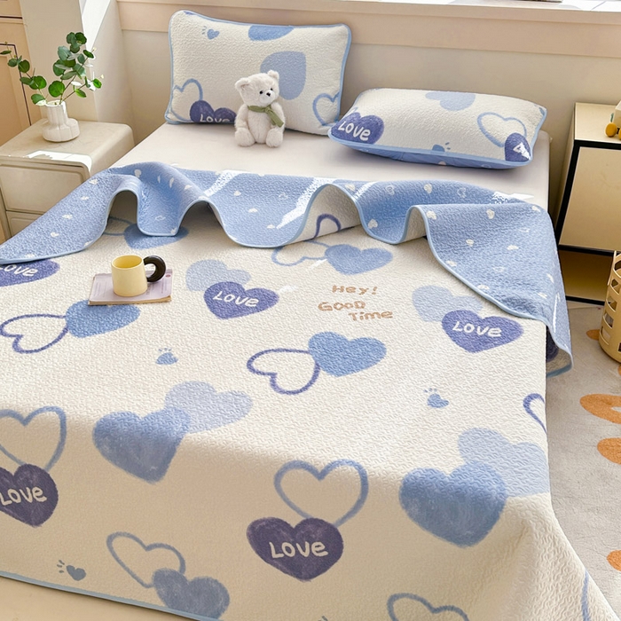 91家纺网 家纺一手货源 找家纺 （总）绵庭家纺 2025新款双面全棉夹棉床盖