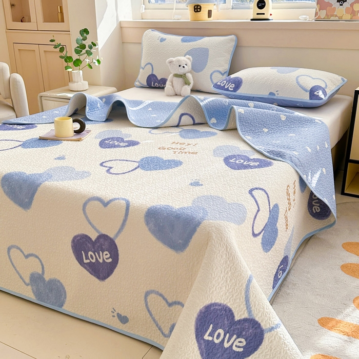 91家纺网 家纺一手货源 找家纺 （总）绵庭家纺 2025新款双面全棉夹棉床盖