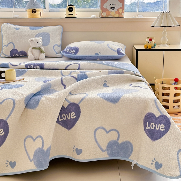 91家纺网 家纺一手货源 找家纺 （总）绵庭家纺 2025新款双面全棉夹棉床盖