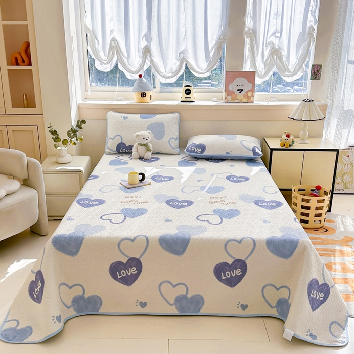 （总）绵庭家纺 2025新款双面全棉夹棉床盖