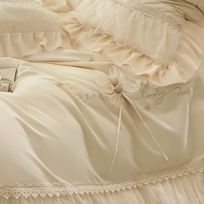 91家纺网 家纺一手货源 找家纺 （总）乐朵家居 2026新款 蝴蝶仙子 全棉磨毛床单款床盖款四件套（控价 床单款298 床盖款358）