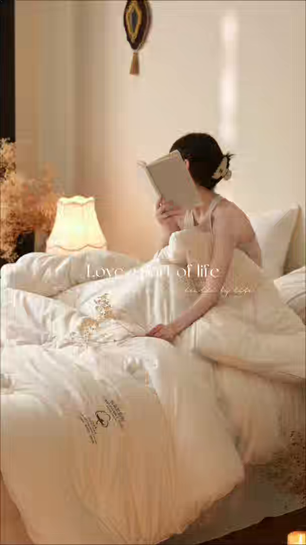 91家纺网 家纺一手货源 找家纺 （总）头等舱 2026新款全棉A类（7A抗菌）脱脂100%棉花被（模特图）